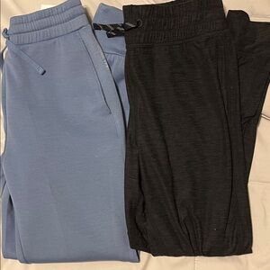 Abercrombie & Fitch Kids  Light Blue Joggers and FLX tek gear black joggers